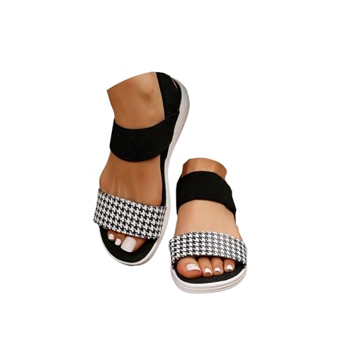 Sandalen Damen Orthopädische Sommer Plateau Sandalen Open Toe Schuhe Freizeitschuhe Outdoorsandale Strandschuhe von TSEHULYi