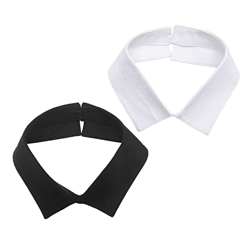 TSHAOUN Blusenkragen Einsatz Damen, Damen False Collar, Frauen Kragen Abnehmbare, Moderner Elegante Abnehmbare Hälfte Shirt Kragen, Damen Halfshirt, Abnehmbarer Kragen Mit von TSHAOUN