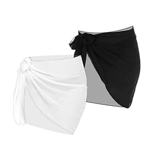 TSHAOUN Strand Wrap Sarong, Vertuschung Chiffon Badeanzug Wickelröcke,Wickeln Sarong Aufdecken Chiffon Badeanzug Wickelröcke, Wickelröcke für Bademode. von TSHAOUN