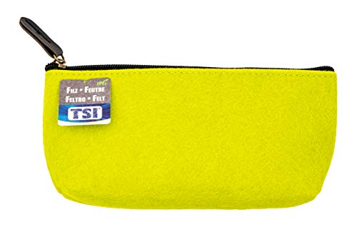 TSI Schlamperetui aus recycelten PET-Flaschen, Abmessung 20 x 9 x 3 cm, Farbe hellgrün, Art.Nr. 49811-HG von TSI