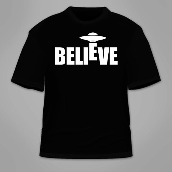Believe Ufo T-Shirt. Lustige Alien Entführung Entführt Paranormal Greys Super Geschenk T Shirt Neuheit Kleidung Verschwörungstheorie Cool von TSL21