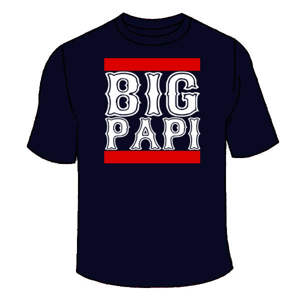 Großes Papi T-Shirt. Boston David Ortiz Abschied Ruhestand Legende Kleidung Red Sox Baseball Cool Dad Vater Geschenk Vatertag Cooler Sportfan von TSL21