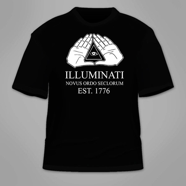 Illuminati T-Shirt. Verschwörungstheorie T-Shirt Nwo Neue Weltordnung Paranormale Eliten Vertrauen Niemandem Übergibt Alles Sehende Auge Coole von TSL21