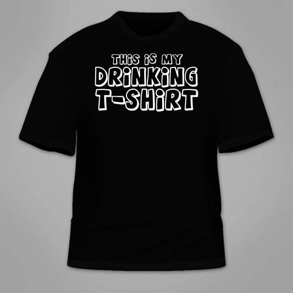 This Is My Drinking T-Shirt. Bier Lustig Alkohol Betrunken Feiern St Patrick Tag T-Shirt Saint Patricks Irish College Nerdy Geeky Super von TSL21