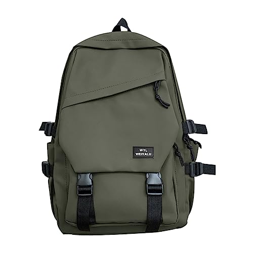 20 Zoll Causal Travel Schultaschen, 20-35 L Rucksack Mädchen Jungen Schulrucksack, Reisen Rucksack für Damen Herren, Wasserabweisend, für Damen Herren (Grün) von TSLBW