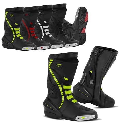 Motorradschuhe für Herren, grün, 43 EU Motorradschuhe für Herren, grün, 43 EU von TSM-MOTO