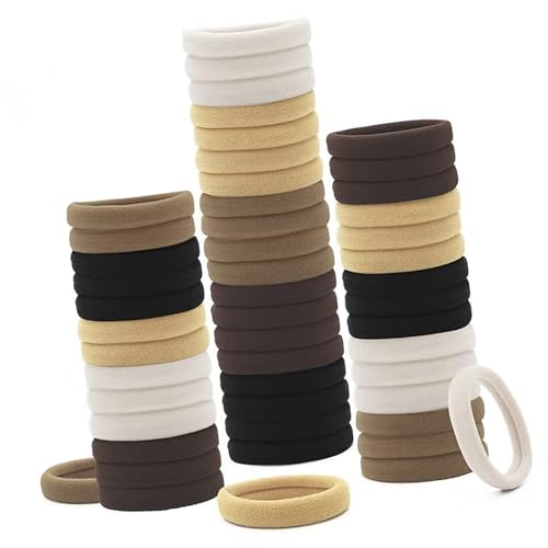 100 Pack Haltbarkeit Haarbindung Hochelastizität Haarringe Süßes Einfaches Haarseil Für Verschiedene Anlässe Geeignet von TSMORY