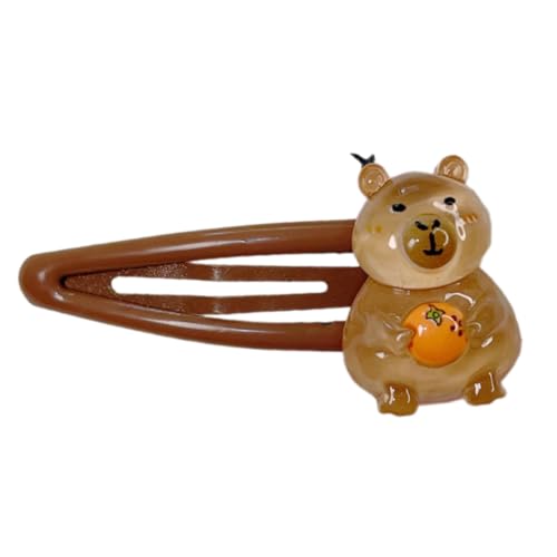 Adorkable Cartoon Haarclip Schöne Nagetiere Haare Clip Capybaras Haarnadeln Barrettes Girls Haarnadeln 2000er Jahre Trend von TSMORY