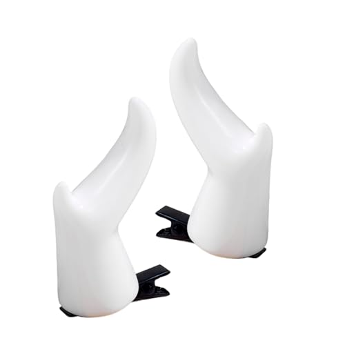 Anime Haarspange Geweih Halloween Horn Flache Clip Halloween Haarnadel Geweih Elegante Haarspange für Cosplay von TSMORY