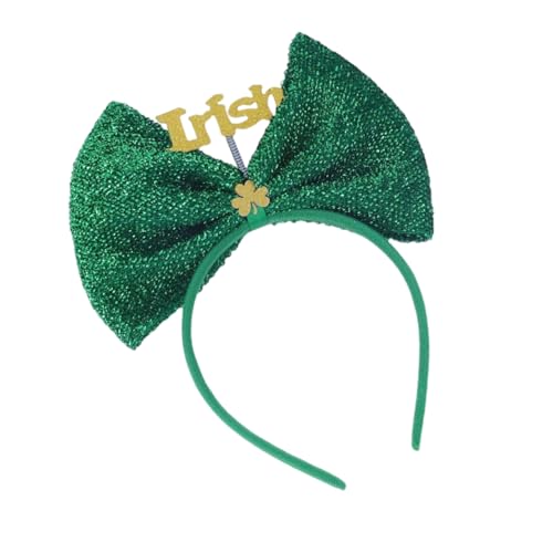 Elastic Bowknot Stirnband Mit Shamrock Muster Für Frauen Die Festivals Und Feierlichen Versammlungen Teilnehmen von TSMORY