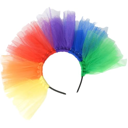 Elegantes Netzstadband Komfortable Kostüm Kopfstücke Haare Erklärungen Verbessern Party Atmosphären Passen Zu Verschiedenen Kopfgrößen von TSMORY