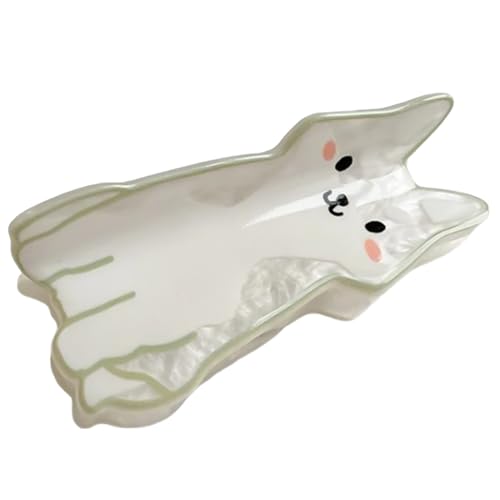 Haarklammer in Cartoon-Katzen-/Hundeform, Zöpfe, Pferdeschwanz, Damen, Hautpflege, elegante Haarklammer für Hochzeit, Party, Styling von TSMORY