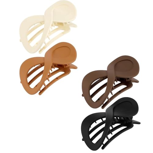 Haarklaue Clip Flat Clip Thema Haarklaue Klemme Elegante Breite Haarhalter Barrettes Starke Halten Haarnadel Für Mädchen von TSMORY