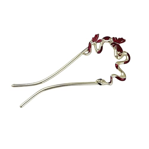 Haarstab Chinesische Alte Schmetterlingslegierung Haarstäbchen Traditionelle Haarnadel Traditionelle Haare Luxuriöser Schmuck von TSMORY