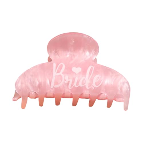 Hochzeits-Haarklammer für Frauen mit Braut-Schriftzug, Brautparty, Haar-Accessoires, formelle Veranstaltung, Kopfbedeckung von TSMORY
