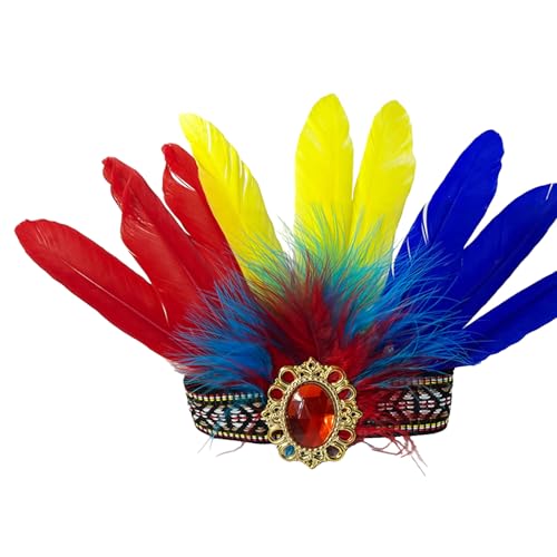Leichtes Bequemes Gefiedertes Haarband Fashion Festival Hair Piece Kostümstirnband Für Frauen Die Einen Einzigartigen Look Suchen von TSMORY
