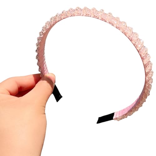 Leuchtende Kristallstirnband Französische Stile Elegante Haarband Haarstyling Accessoires Für Frauen Ästhetische Haarhoop Für Party von TSMORY