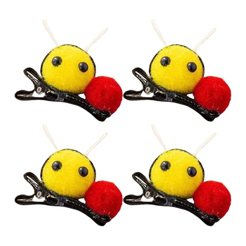 Mädchen Haarclip Bienen Frauen Kinder Haargrenzen Adorchierbarer Kopfschmuck Barrettes Bienen Form Süßes 2000er Mädchen Haarnadeln von TSMORY