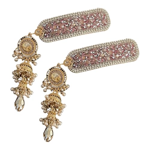 Mädchen Perlen Haarclip Glänzen Haarnadel Proms Für Königin Geburtstag Barrette Foto Requisiten Elegante Kostüm Kopfbedeckung von TSMORY