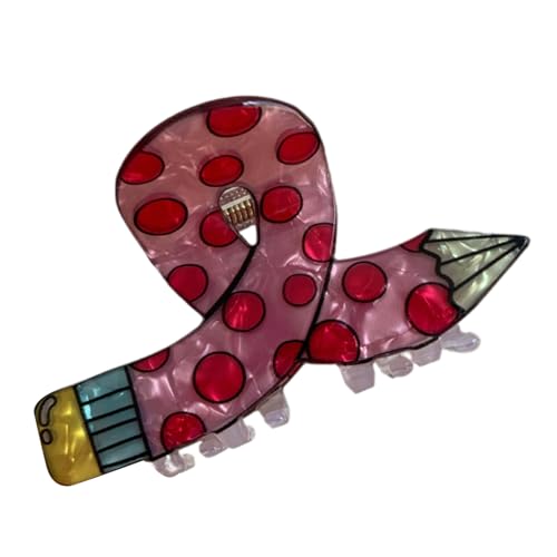 Mediengröße Stift Haarklaue Lustige Bunte Bleistift Haarnadel Haltbarkeit Klauen Clip Für Verschiedene Frisuren von TSMORY