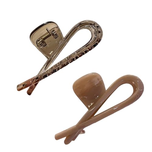 Modische Breite Haare Barrettes Einzigartige Braune Klemme Haarnadelhaarclips Stylish Wide Hair Accessoire Freizeitgebrauch Modische Breite Haare Barrettes Einzigartige Braune Klemme Haarnadelhaarclips Stylish Wide Hair Accessoire Freizeitgebrauch von TSMORY