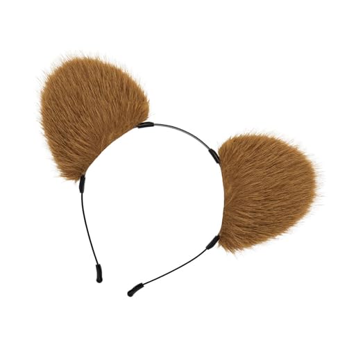 Modisches Bärenohr-Stirnband, weiche Kopfbedeckung, Haarschmuck für Damen und Mädchen, bringt Spaß zu jeder Frisur von TSMORY