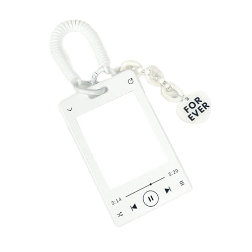 Musik-Player-Themen-Kartenhalter, Fotokartenhalter, Kartenhülle, Bus-Kartenhalter, Kartenschutz mit Anhänger, Schlüsselanhänger, B#, As shown in the figure von TSMORY