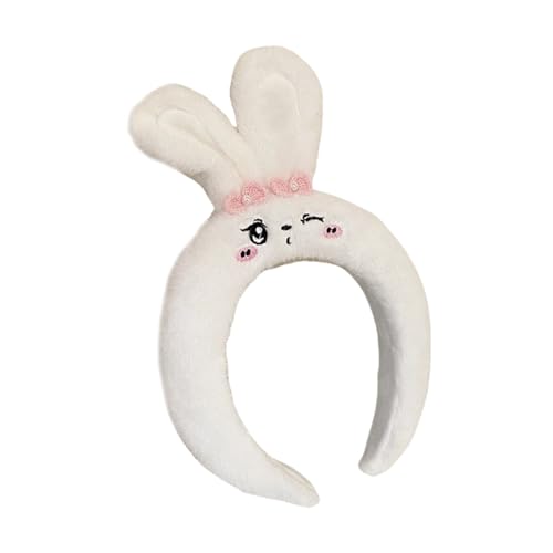 Niedliches Plüsch-Stirnband, Cartoon-Haarreif, weibliches Mädchen, Gesichtswäsche, Haarband, Geburtstag, Versammlung, Kopfschmuck, Partyzubehör von TSMORY