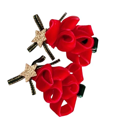 Pelziger Weihnachtsbaum Haar Barrettes Haarclip Süßer Haarnadel Weihnachten Pelzige Haare Weihnachten Für Frauen von TSMORY