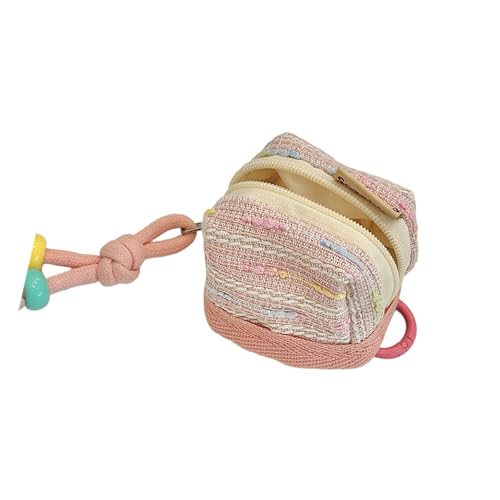 Stabile Kosmetiktasche aus bestickter Baumwolle, Muschelform, Make-up-Organizer mit Reißverschluss für Reisen und den täglichen Gebrauch, a von TSMORY