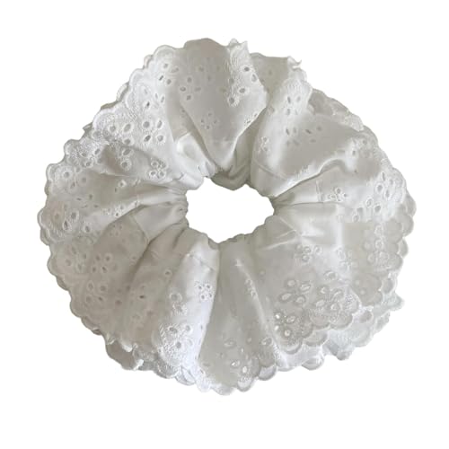 Stilvolle Spitzenhaarbindungen Hohe Elastizität Pferdeschwanzhaarbindungen Lady Girls Scunchies Zur Verbesserung Der Frisuren Hochzeit von TSMORY