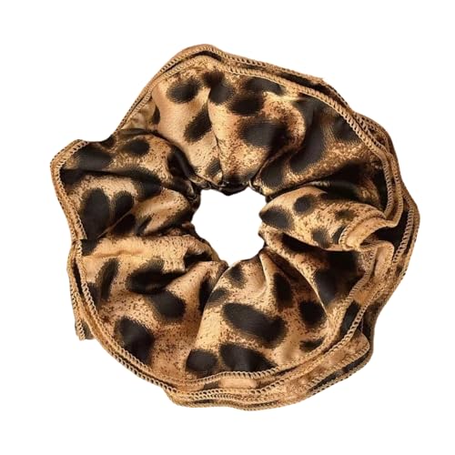 Stylish Leoparden Muster Haare Scrunchie Styling Haarstücke Haarzubehör Zur Verbesserung Ihres Aussehens Bei Jedem Anlass von TSMORY