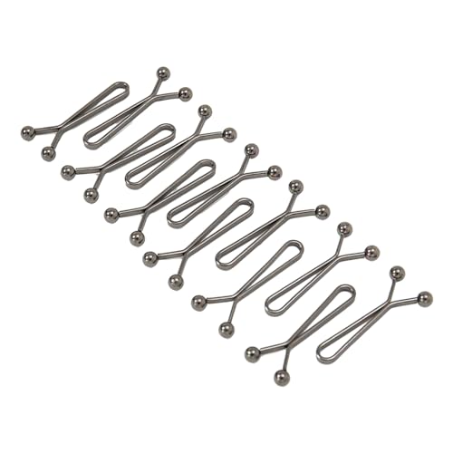 TSMORY 12 Stück vielseitige Schalnadeln aus Legierung für Damen, praktische Schals, Befestigungsverschluss, Schal-Clips, Zubehör für Damen, 1.5x2.3cm, Metall TSMORY 12 Stück vielseitige Schalnadeln aus Legierung für Damen, praktische Schals, Befestigungsverschluss, Schal-Clips, Zubehör für Damen, 1.5x2.3cm, Metall von TSMORY