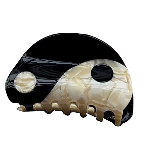 TSMORY Acetat-Haarspange für Damen, halbrunde Haarspangen, Retro-Haarspangen, Haarnadel, modische Haarspange von TSMORY