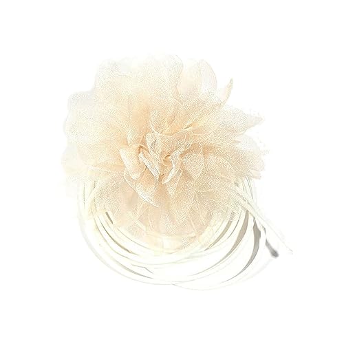TSMORY Brautschmuck, Hochzeit, Party, Halskette, Blumen-Choker mit Blume, schönes Design, Party-Schmuck, Stoffblumenketten, As shown in the figure, Stoff von TSMORY
