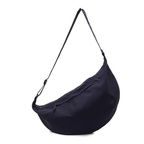 TSMORY Crescents Bag Kleine Tragetasche, Crossbody-Tasche mit Halbmond-Form, mehrere Taschen, Hoboes-Taschen, Slouchy Dumpling Bags, blau, As shown in the figure von TSMORY