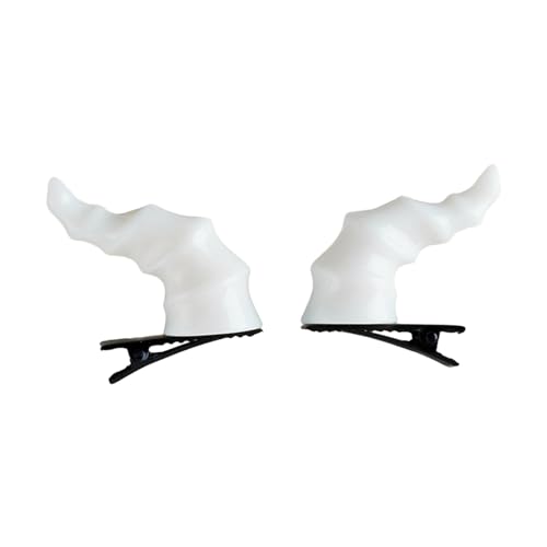 TSMORY Haarspange mit Teufelsdrachenhorn, Halloween, Cosplay, Maskerade, Kopfbedeckung, Haarnadel, Teufel, Cosplay von TSMORY