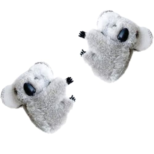 TSMORY Koala-Haarspange für Mädchen, Plüsch-Haarklammer, weich und bequem, starker Griff für tägliche süße Frisuren TSMORY Koala-Haarspange für Mädchen, Plüsch-Haarklammer, weich und bequem, starker Griff für tägliche süße Frisuren von TSMORY