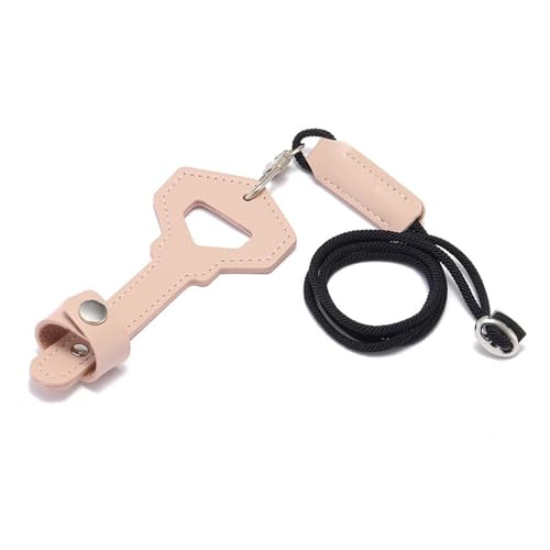 TSMORY Multifunktionaler Schlüsselanhänger Halskette Modische Lederschnur Halskette Lederstruktur Geeignet für Brille und Schlüssel von TSMORY