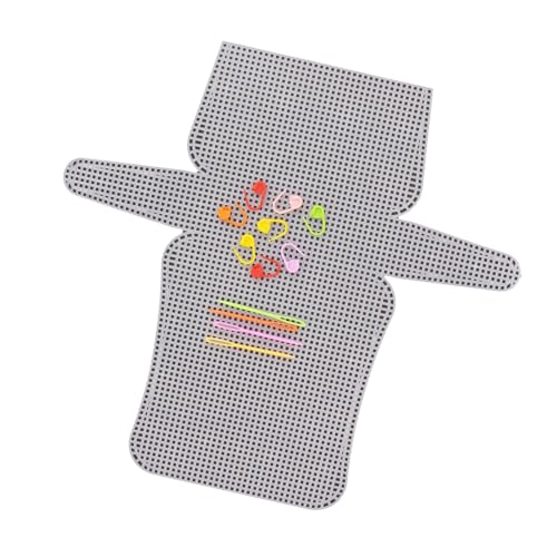 TSMORY Netz-Acryl-Leinwand-Bettwäsche-Set zum Sticken und Häkeln, Weben, Crossbody-Tasche, Geldbörse, Handtasche, Bastelprojekte, Set 2 Größen, 22cm*12.5cm*12.5cm von TSMORY