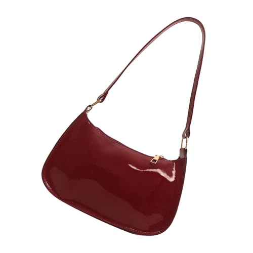 TSMORY Retro PU Leder Umhängetasche für Frauen Elegante Unterarmtasche Satchel Geldbörse Mode Abend Handtasche Achseltasche, Wie in der Abbildung gezeigt, As shown in the figure von TSMORY