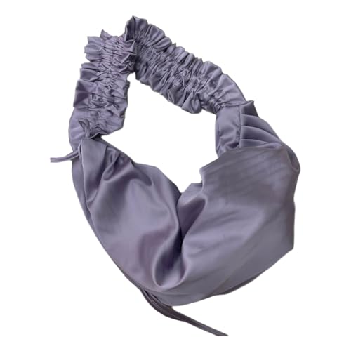 TSMORY Schultertasche aus Segeltuch, einfarbig, für Büroangestellte, Umhängetasche mit Rüschen-Kordelzug für den täglichen Gebrauch, Wie in der Abbildung gezeigt, As shown in the figure von TSMORY