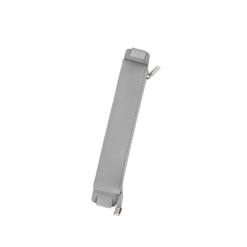 TSMORY Stifteetui mit verstellbarem Gummiband, für Hardcover, Tagebuch, Notizbuch, Reißverschluss, Leder, auslaufsicher, PU-Federmäppchen, grau TSMORY Stifteetui mit verstellbarem Gummiband, für Hardcover, Tagebuch, Notizbuch, Reißverschluss, Leder, auslaufsicher, PU-Federmäppchen, grau von TSMORY