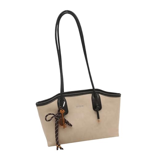 TSMORY Umhängetasche mit Reißverschluss, Kunstleder, für Damen, lässige Handtasche, Laptop-Tasche für Arbeit, Dating, College, Wie in der Abbildung gezeigt, As shown in the figure von TSMORY