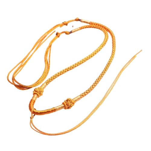TSMORY Verstellbare handgewebte geflochtene Halskette Schnur handgefertigte Halskette Kette für Männer und Frauen jeden Tag stilvolle Accessoires von TSMORY