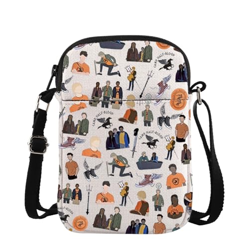 Books Merchandise Crossbody Bag Rick Riordan Geschenk PJ Geschenk Jupiter Geschenk Booktok Book Lover Geschenk Long Island Sound Geschenk, Camp H Cross, medium von TSOTMO