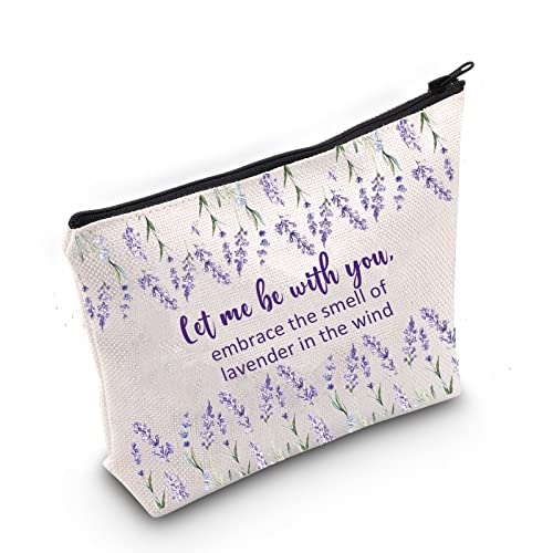 Lavendel Kosmetiktasche Lavendel Geschenk für Lavendel Liebhaber lila Liebhaber Geschenk Lavendel Blumentasche für Frauen Pflanze Dame Geschenk, Lavendel, Kosmetiktaschen von TSOTMO