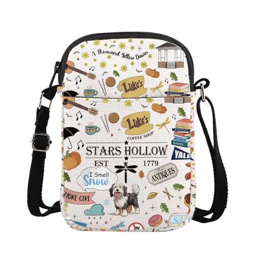 Lorelei Rory Fans Messenger Bag von Stars Hollow TV Show inspirierte Umhängetasche Lukes Diner Geschenk, Stars 1779 Cross, medium von TSOTMO
