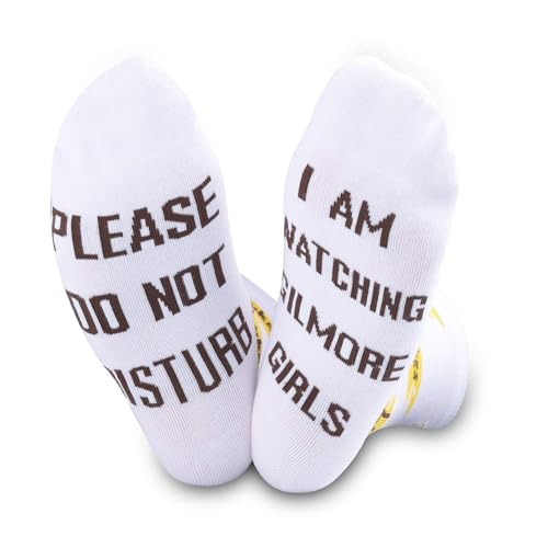 Mädchen Luke's Socken TV Shows Geschenk Please Do Not Disturb I AM Watching Mädchen Socken, U.Girls, One size von TSOTMO