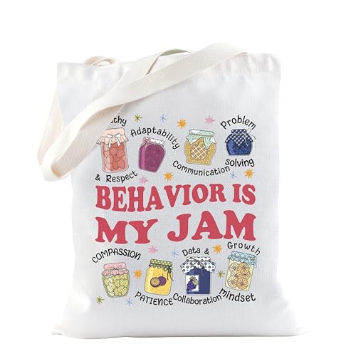 TSOTMO Behavior Analyst Gift ABA BCBA Registered Technician Gift for ABA Therapist Behavior Specialist Bag, Behavior Tragetasche von TSOTMO